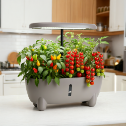 Purum Smart Hydroponic Garden System L1 Peach-Gray